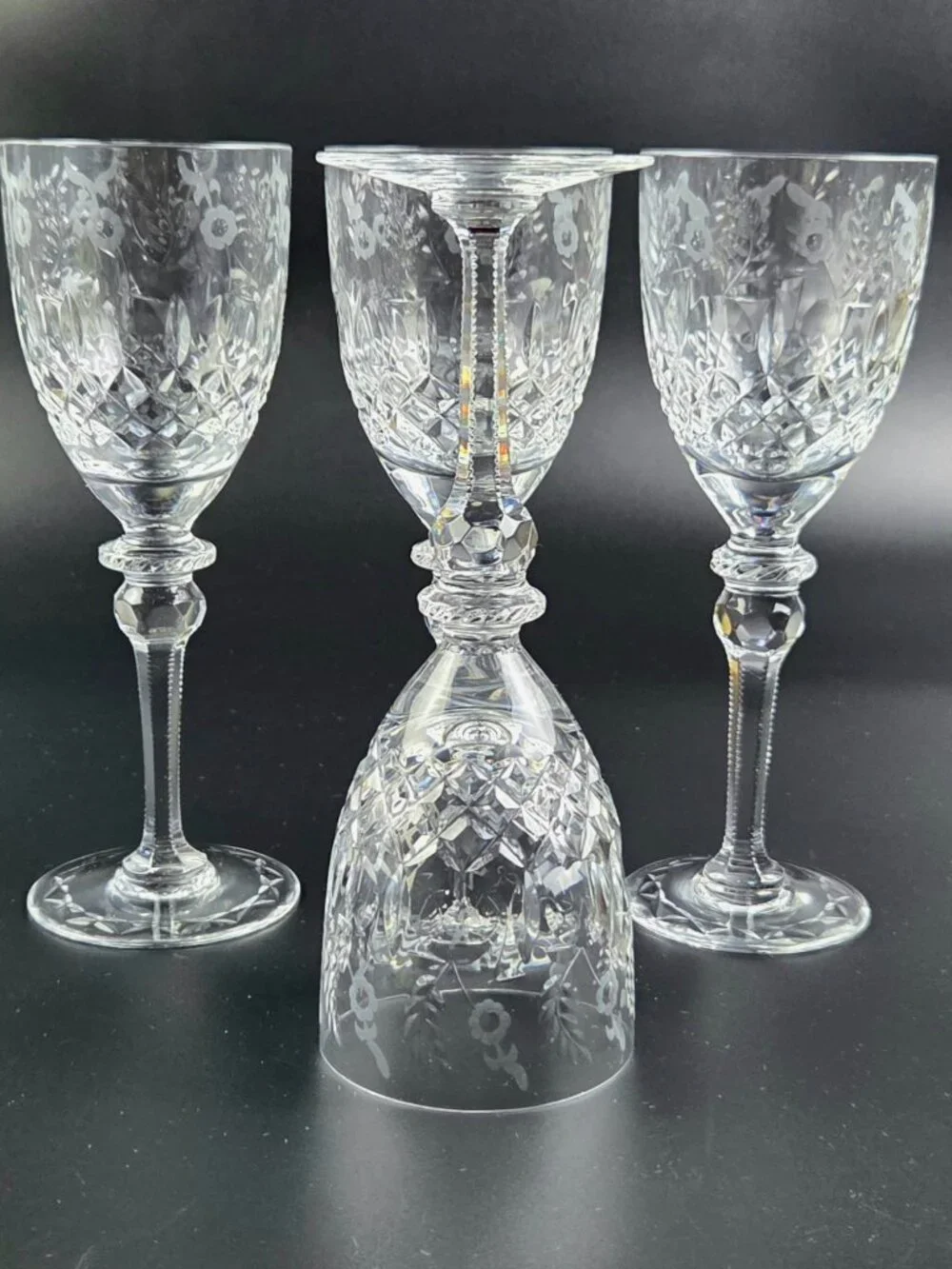 Vintage Rogaska Gallia - Water Wine Goblets - Set of 4 - Discontinued